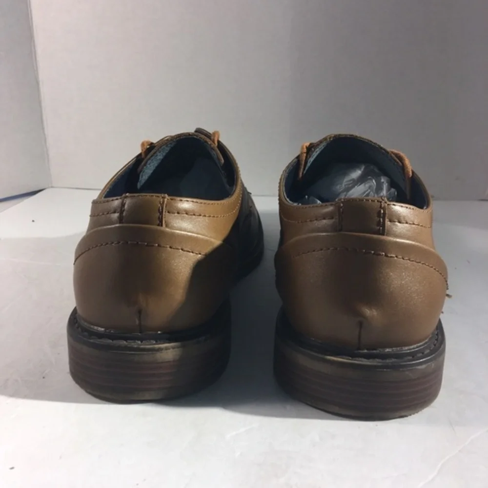 Joseph Abboud “Greyson” Brown Leather Oxford Shoe